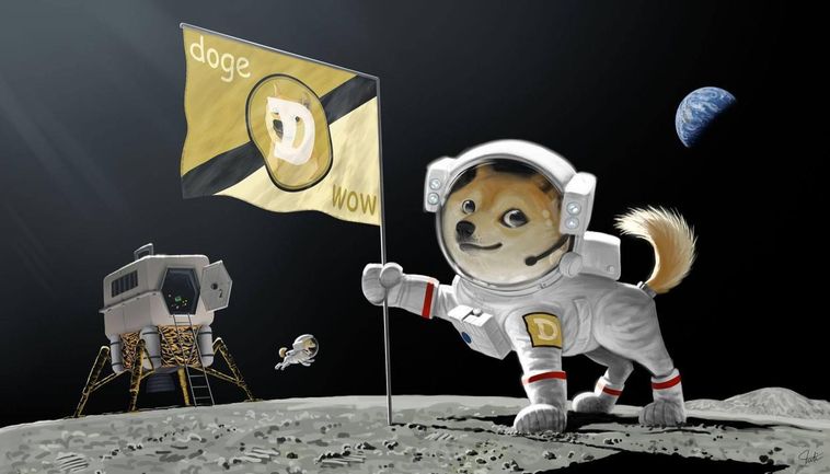Dogecoin världens fjärde största kryptovaluta