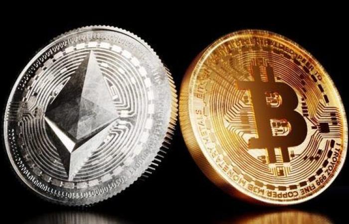 Bitcoin och Ethereum Rally