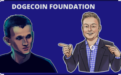 Elon Musk och Vitalik Buterin i Dogecoin Foundation