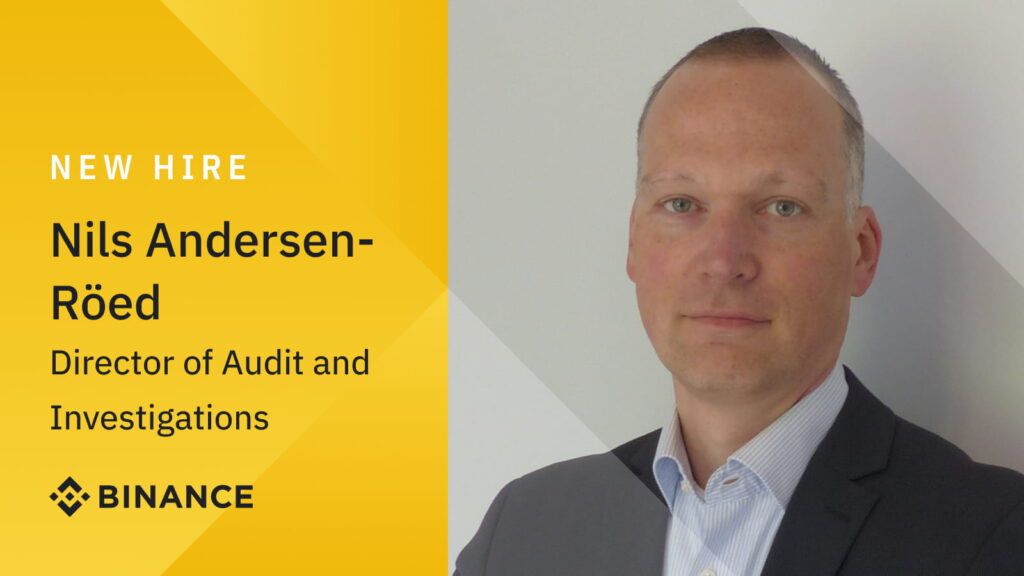 Binance Fortsätter Imponera - Anställer Nils Andersen-Röed