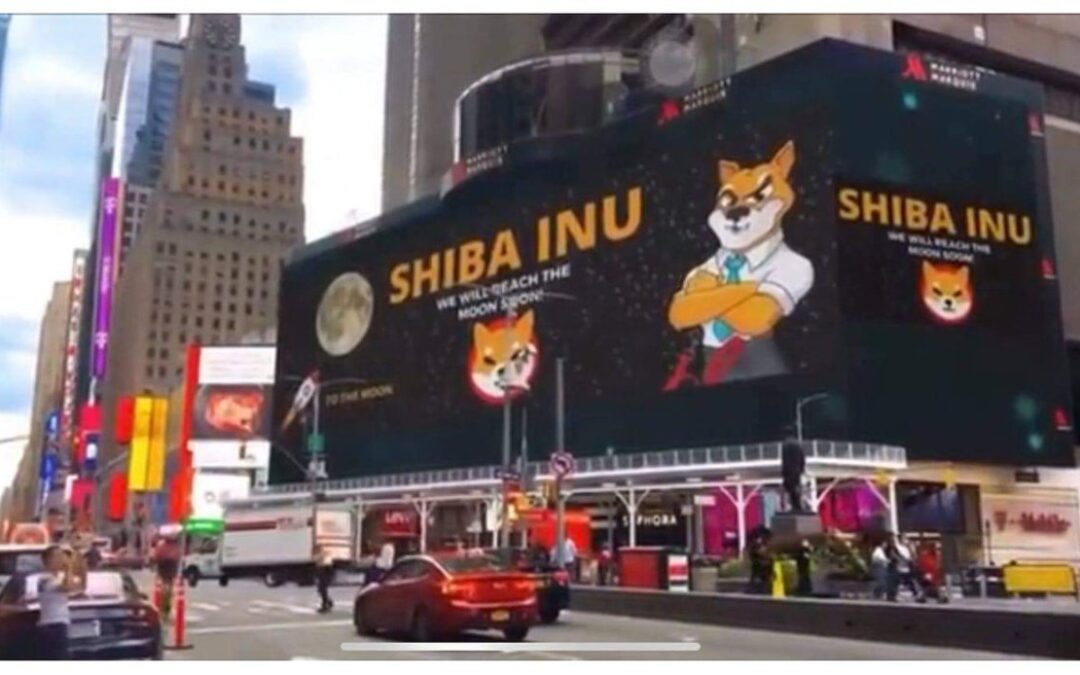 SHIBA INU Annonserar På Times Square – Följ Kursen