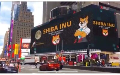 SHIBA INU Annonserar På Times Square – Följ Kursen