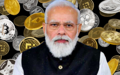 Indiens Premiärminister Modi Samtalar Med Kryptoindustrin