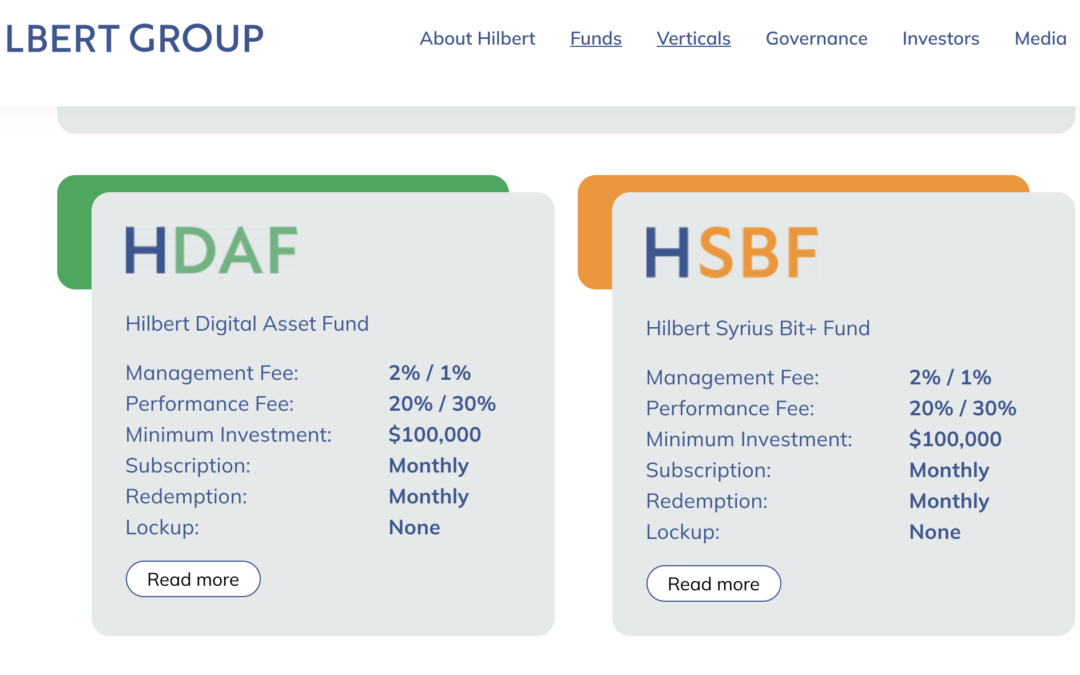 Hilbert Group Lanserar Ny Fond