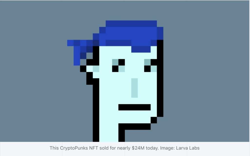 Nytt Crypto Punks Rekord – 24 Miljoner Dollar