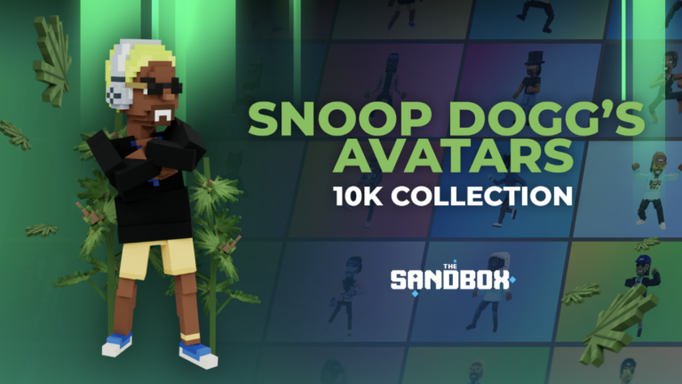 Snoop Dogg Släpper 10K NFTs i The Sandbox i Morgon