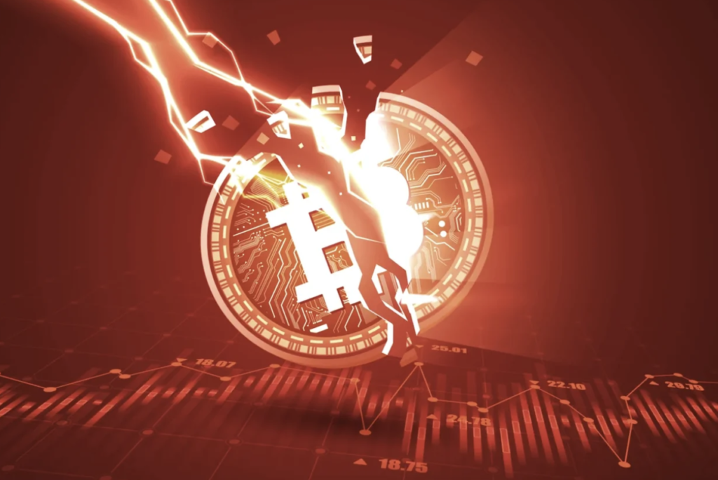 Bitcoin Föll Under 18k USD