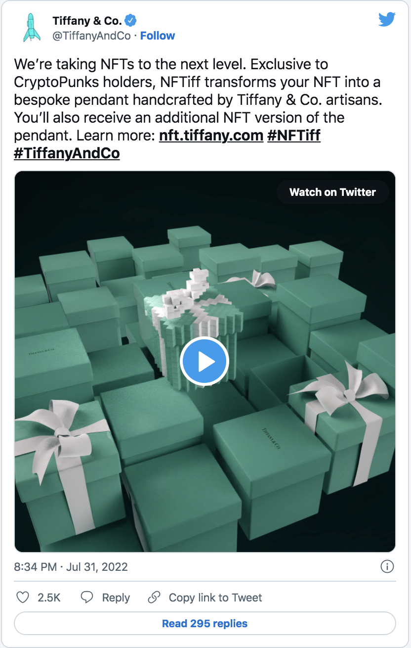Tiffany's NFT kollektion