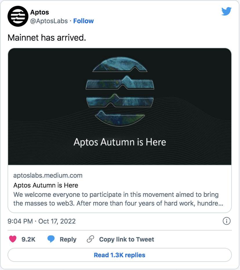 Aptos Coin Listas