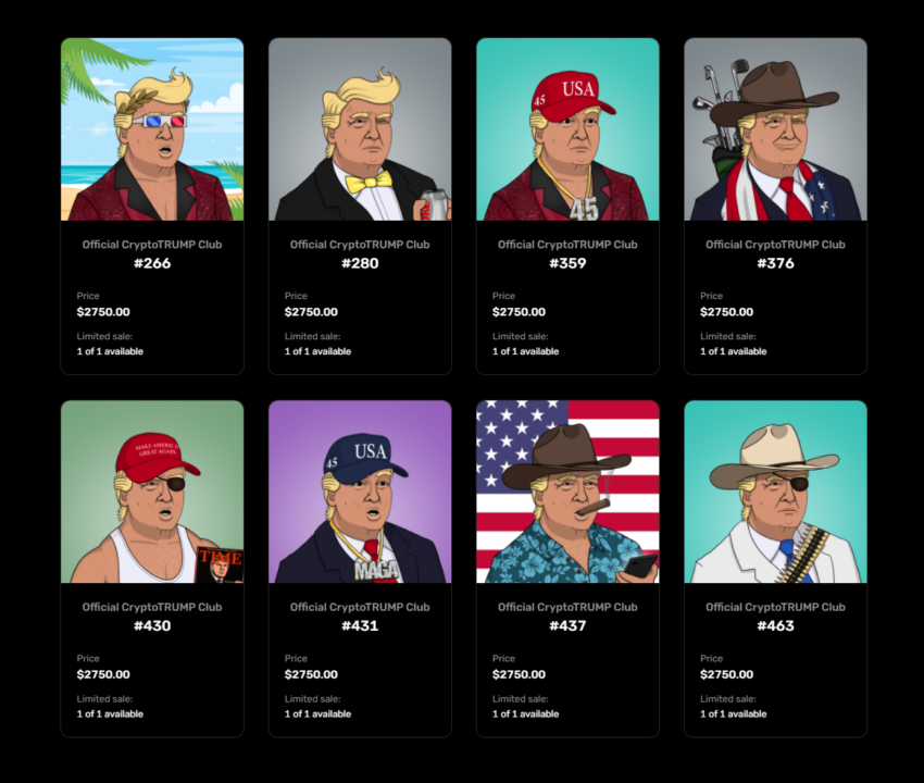 Donald Trump Lanserar NFT Kollektion