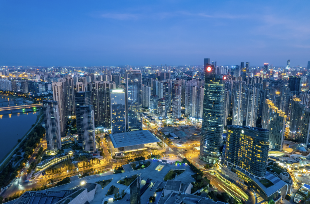 Changsha i Kina Har 300 000 Handlare Som Tar Digital Yuan