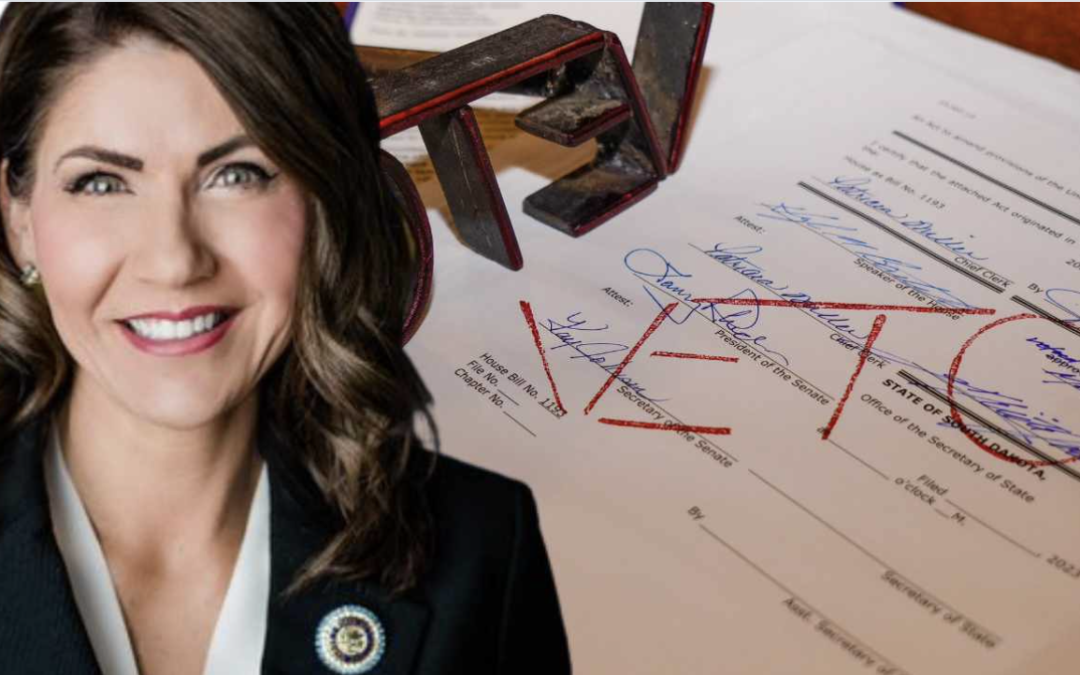 Kristi Noem Lägger Veto För Att Försvara Friheten i USA