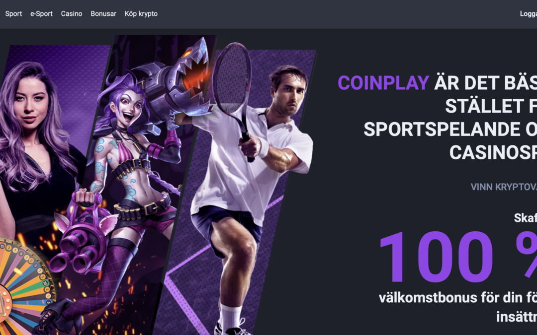 Coinplay – Nytt Recenserat Bitcoin Casino Med Superbt Utbud På Sportsbetting