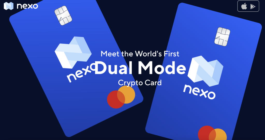 Nexo Lanserar Dual Mode Kort - Växla Mellan Kredit & Debit