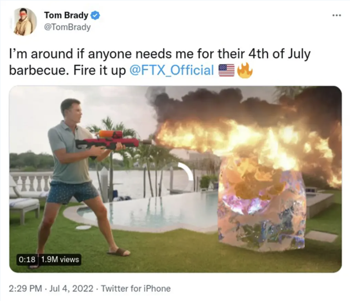 Tom Brady Fick 55 mUSD För 20h Jobb Åt FTX