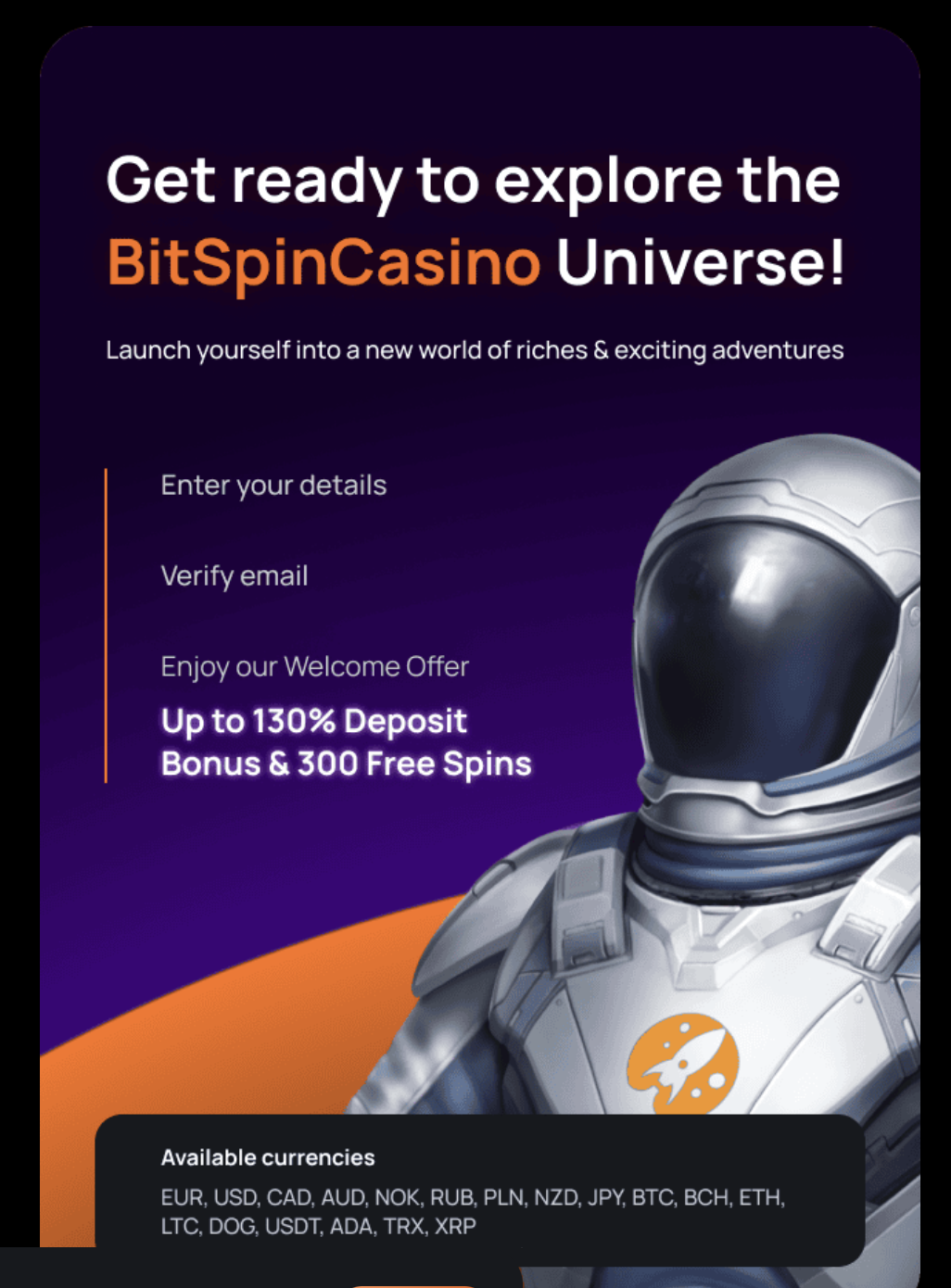 Köp Bitcoin på Bitcoin Casino