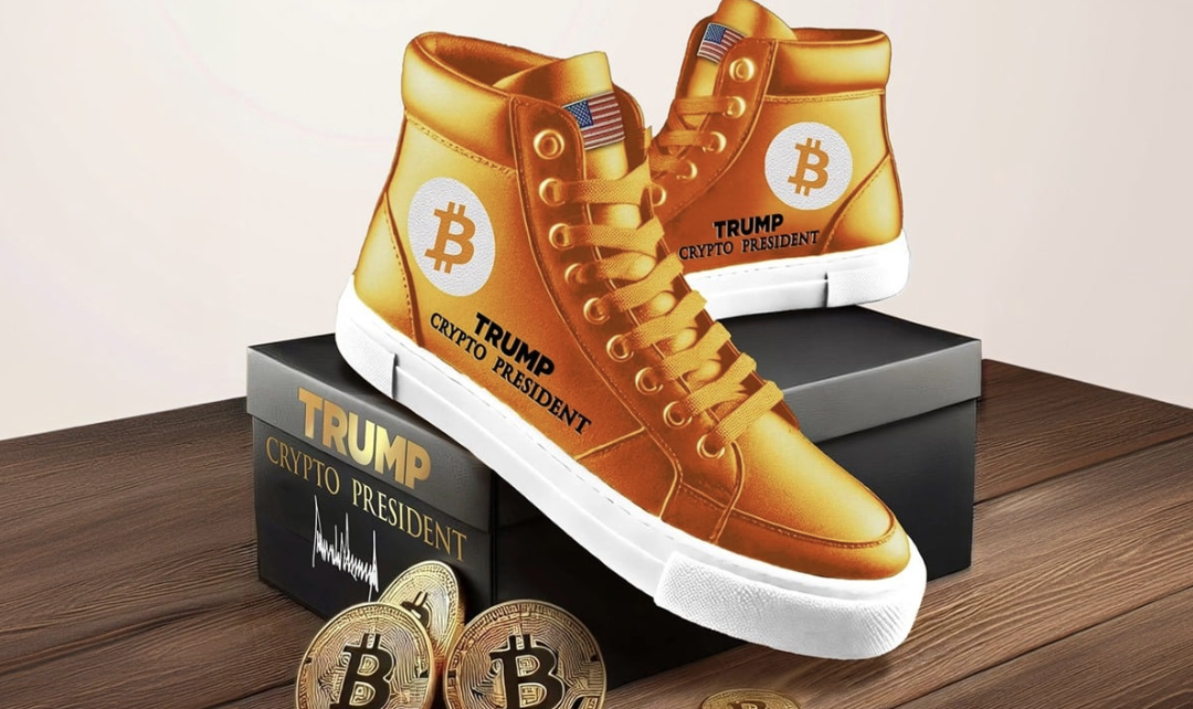 Donald Trump Lanserar Bitcoin Sneakers