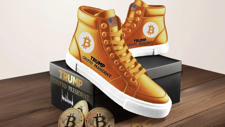 Donald Trump Lanserar Bitcoin Sneakers