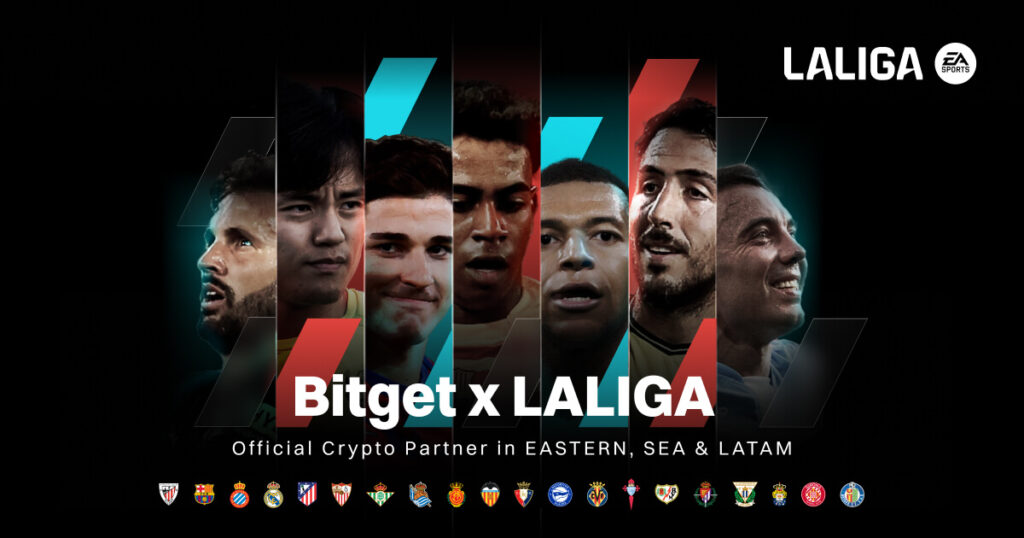 Bitget Officiell Kryptopartner Till La Liga