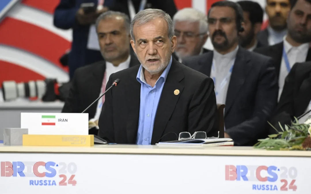 Irans president uppmanar BRICS att skapa ny världsordning