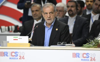 Irans president uppmanar BRICS att skapa ny världsordning