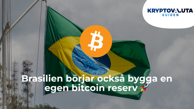 Brasilien skall också börja köpa bitcoin