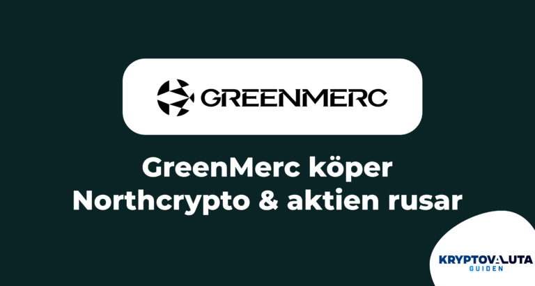 GreenMerc har förvärvat Northcrypto – aktien upp 10%
