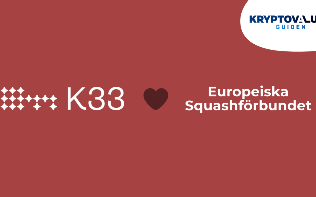 Norska Kryptobörsen K33 har ingått partnerskap med Europeiska Squashförbundet