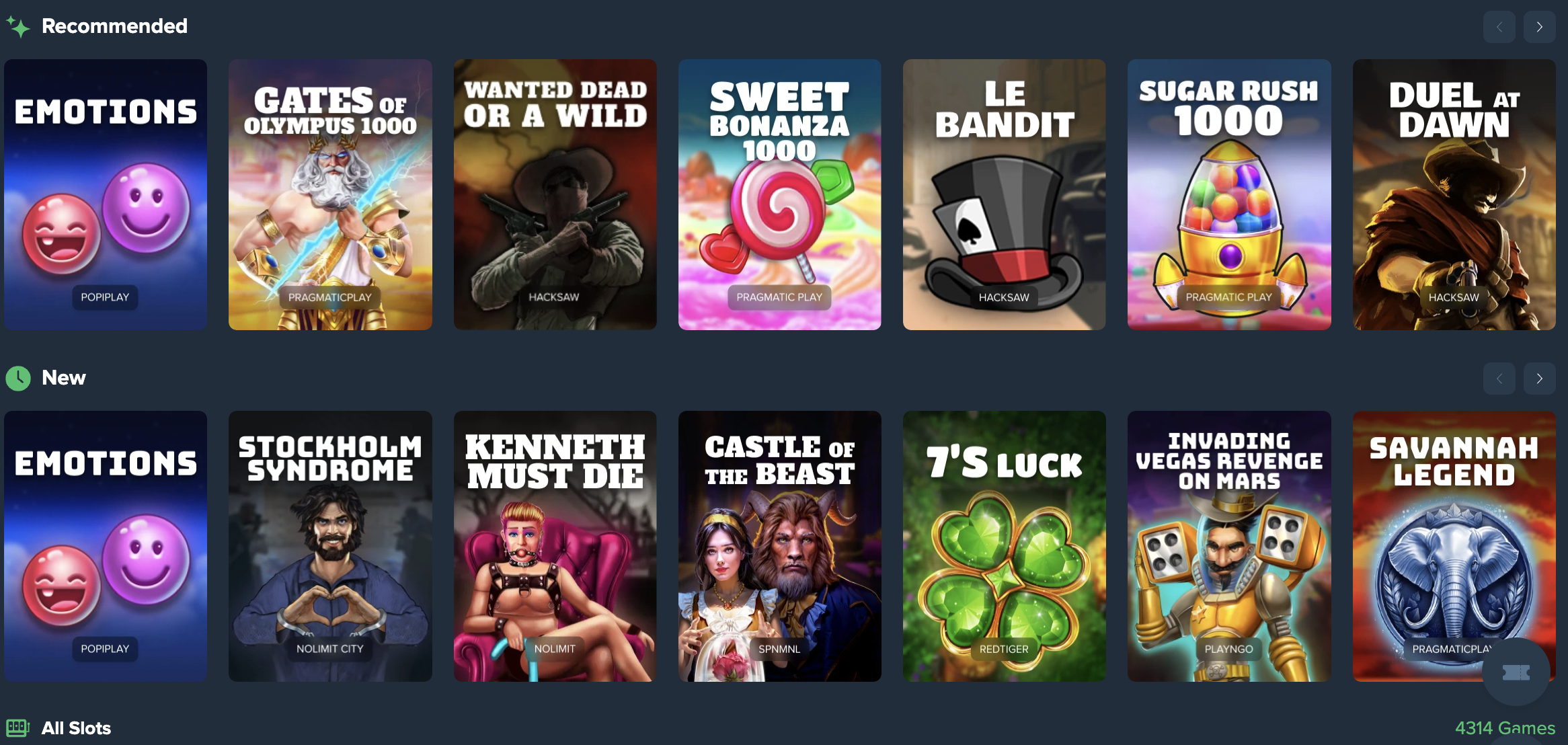 Duelbits Slots