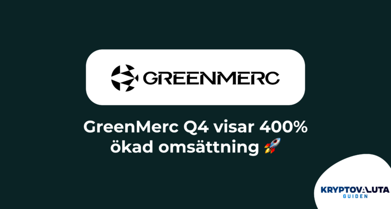 GreenMerc Q4 Rapport: Omsättning ökar med +400% och aktien rusar