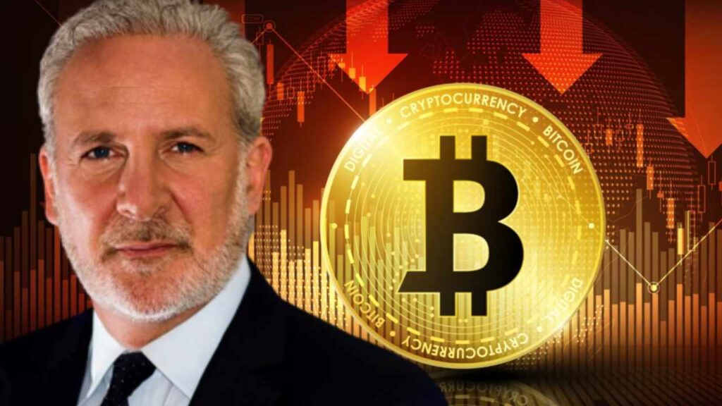 Peter Schiff: bitcoin kraschar under 65K snart