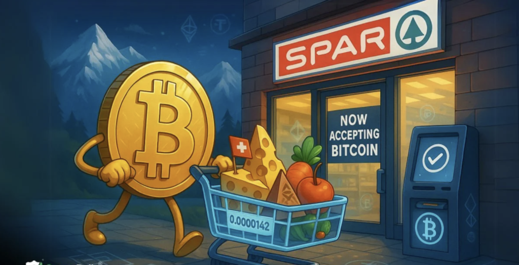 Holländska jätten SPAR testar bitcoin betalningar i Schweiz