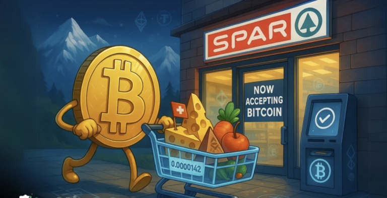 Holländska jätten SPAR testar bitcoin betalningar i Schweiz