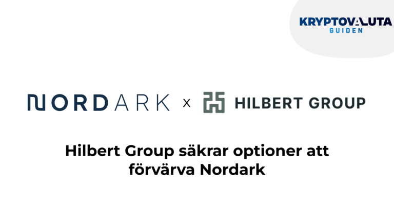 Nasdaqnoterade Hilbert Group förvärvar kryptobanken Nordark
