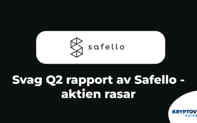 Safello presenterar mycket svag rapport för Q2 och H1