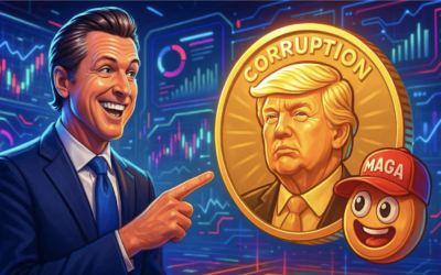 Gavin Newsom hånar Donald Trump och lanserar ”Trump Corruption Coin”