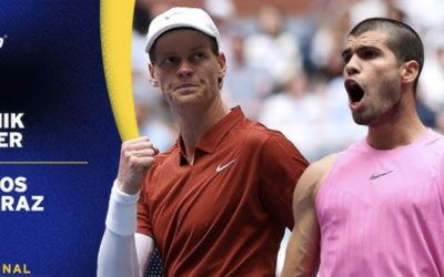 Betta på US Open finalen 2025 mellan Jannik Sinner och Carlos Alcaraz