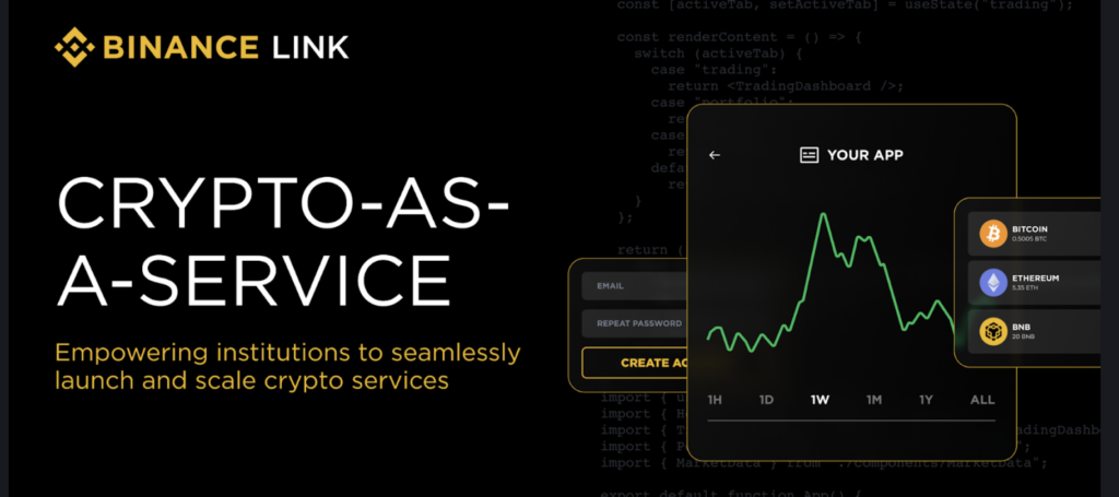 Binance lanserar Crypto-as-a-Service för banker och mäklare