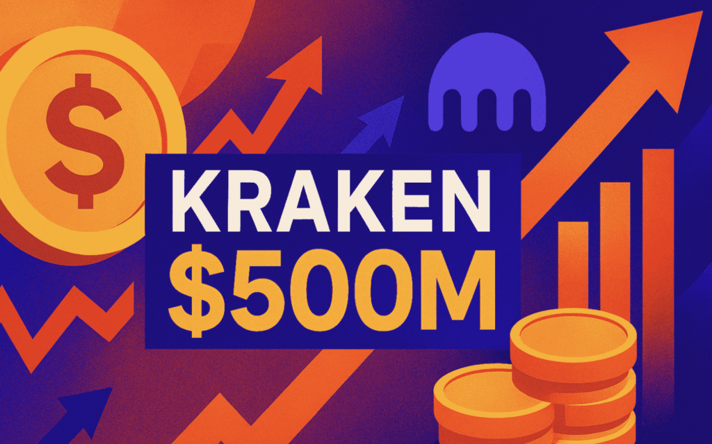 Kraken har tagit in $500M på värderingen $15 Miljarder...