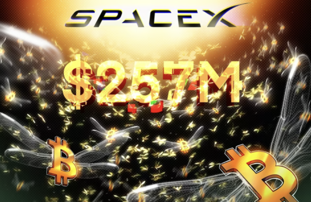 SpaceX har flyttat Bitcoin för 257 miljoner dollar...
