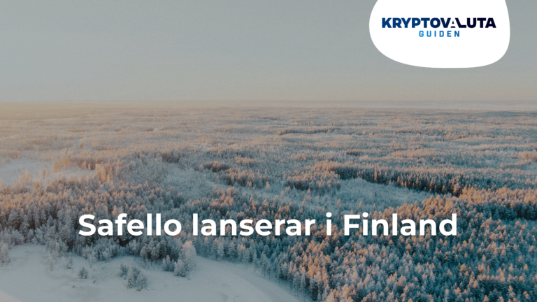 Svenska kryptobörsen Safello lanserar i Finland