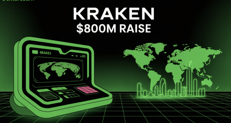 Kryptobörsen Kraken tar in $800 miljoner  på värdering $20 miljarder