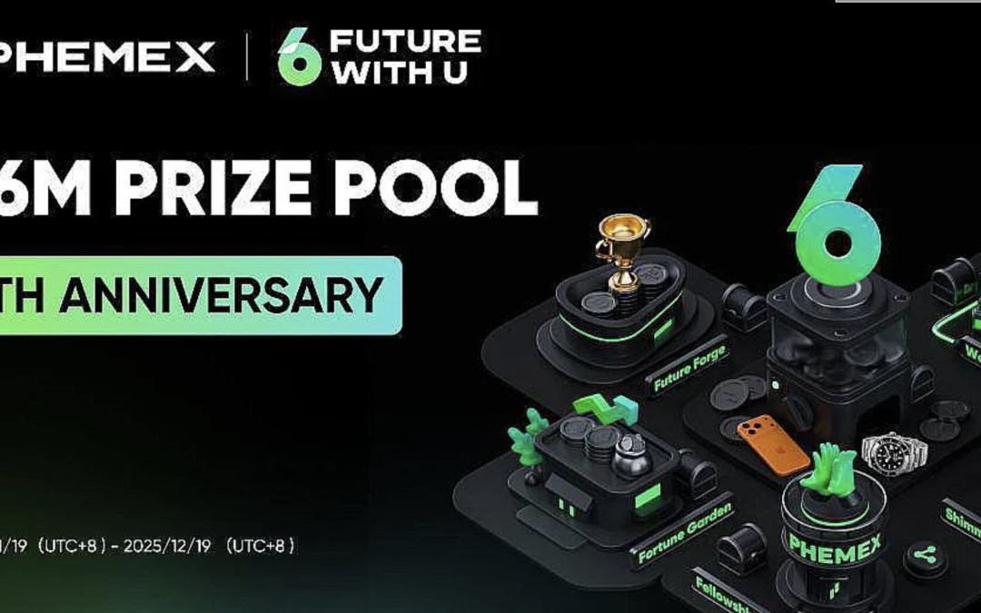 Phemex firar 6 År med tävlingar och priser för 6 miljoner dollar