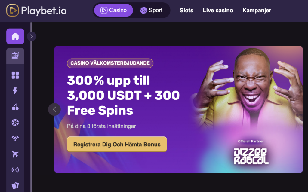 Playbet har en ny välkomstbonus på 3000 USDT för nya spelare
