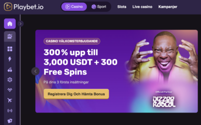 Playbet har en ny välkomstbonus på 300% upp till 3000 USDT för nya spelare