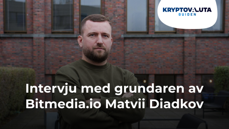 Intervju med grundaren av Bitmedia Matvii Diadkov om kryptomarketing, gaming & adoption