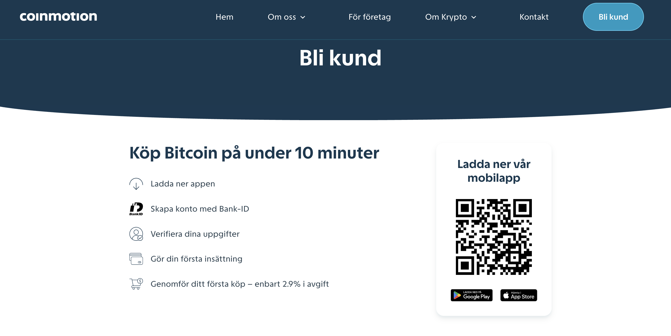 Coinmotion skapa konto