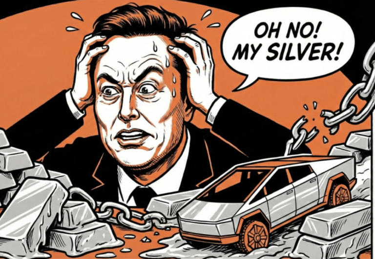 Elon Musk kommenterar silverkursen och Kinas utspel