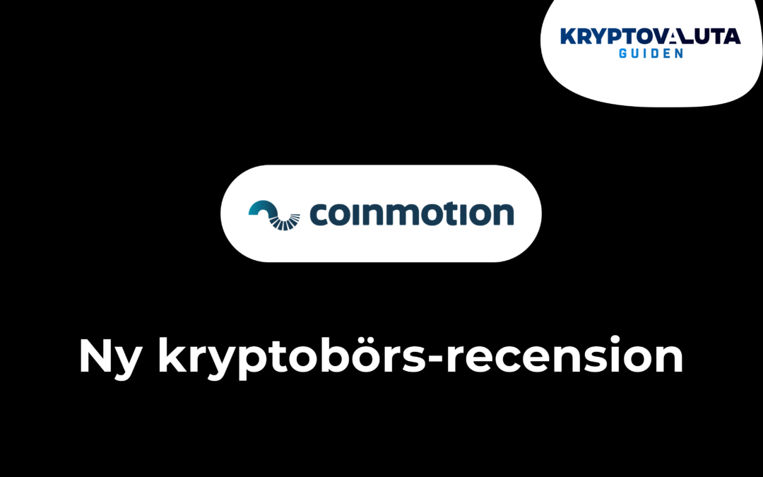 Coinmotion lanserad i Sverige