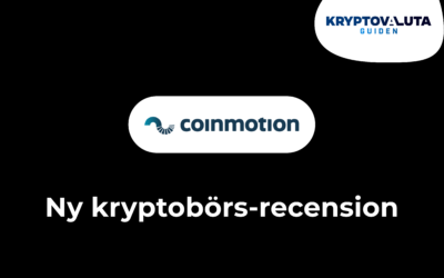 Finska kryptobörsen Coinmotion har lanserat i Sverige & vi har recenserat den nya aktören
